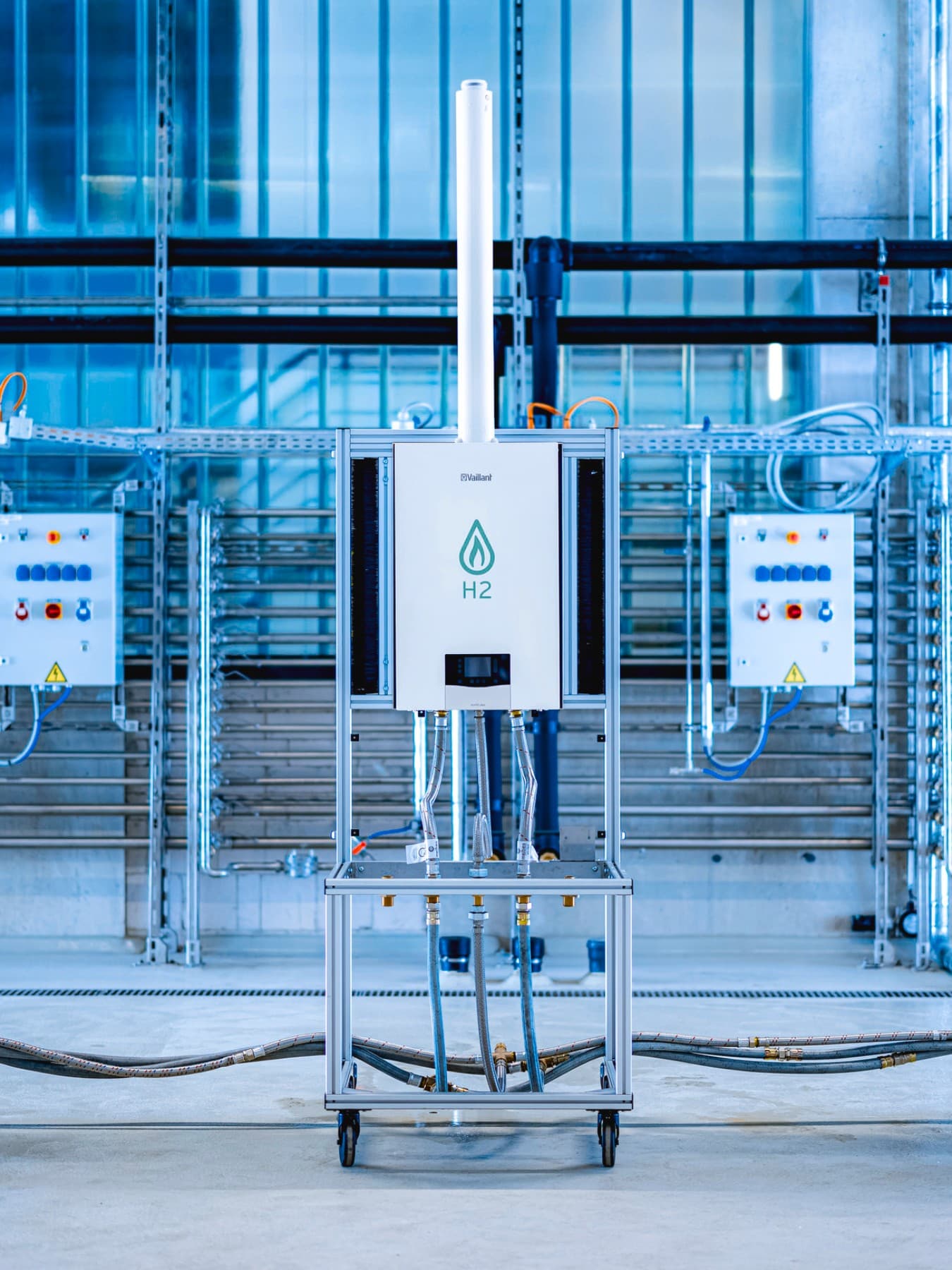 Centrala Vaillant in unitatea de testare