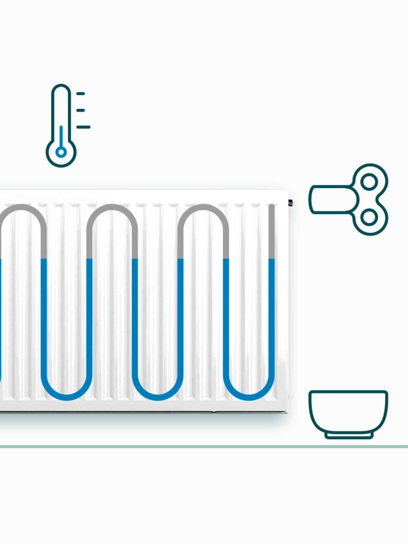 Utilizarea cheii radiatorului