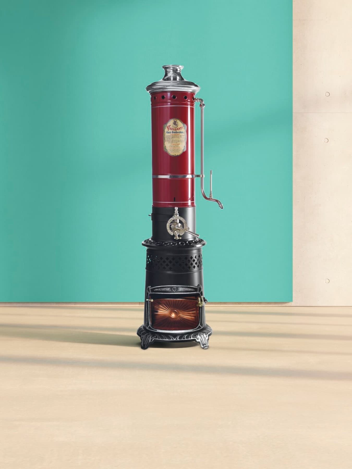 Inovatie de la Vaillant: primul incalzitor de baie cu gaz in sistem inchis din 1894