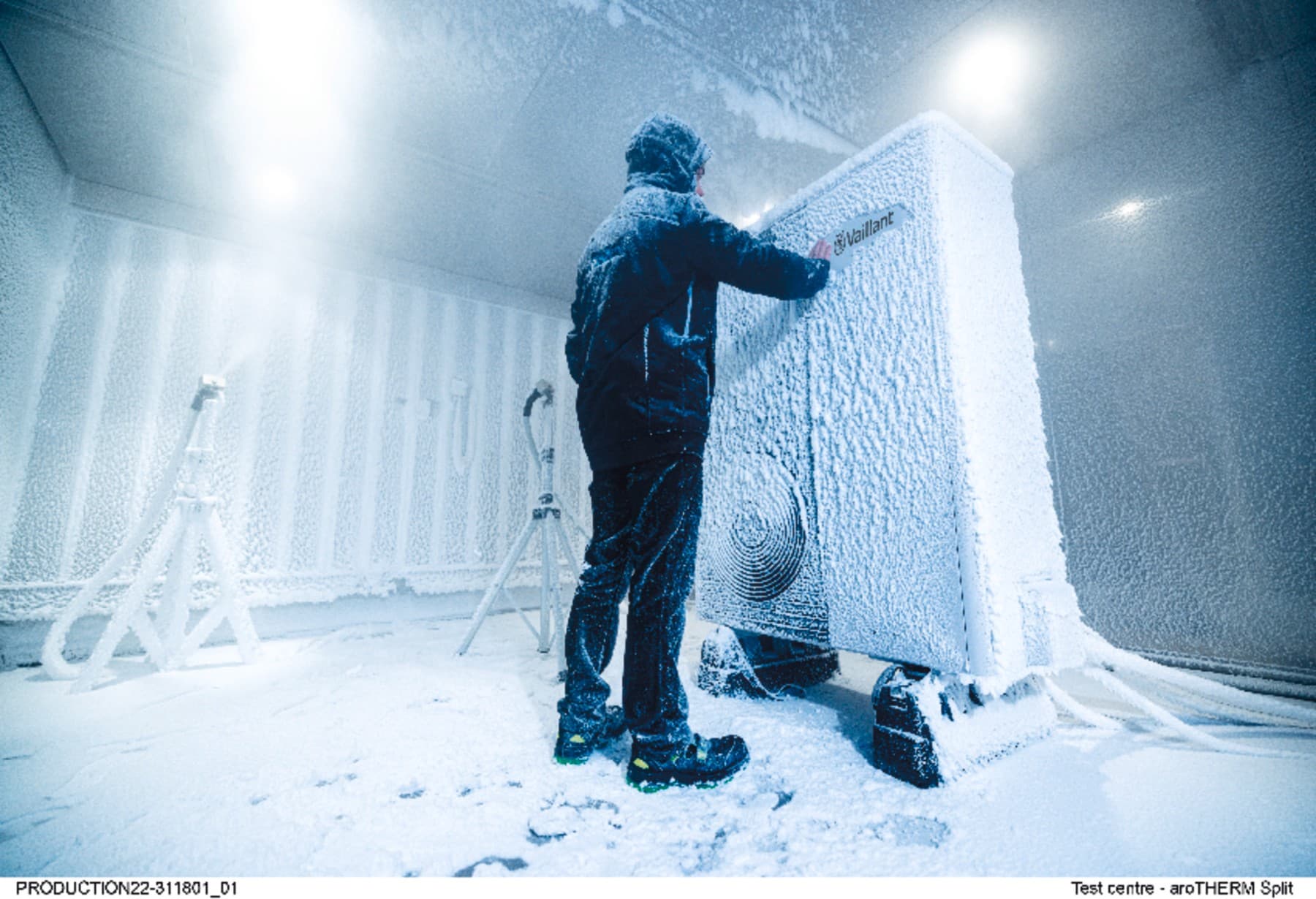 pompa de caldura Vaillant testata in conditii de frig extrem