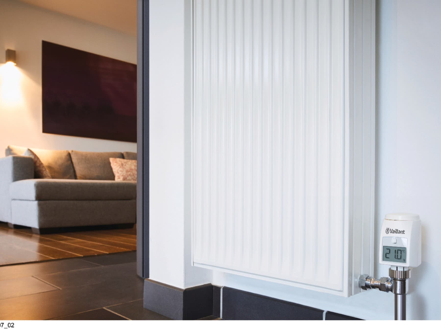Un radiator in sufragerie