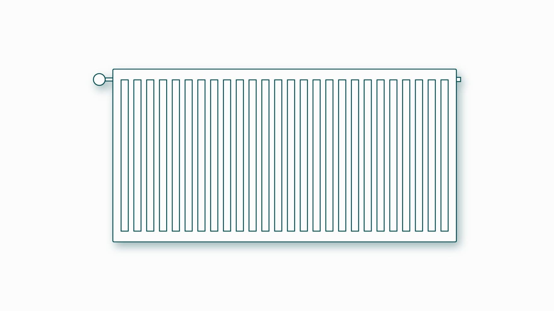 Schita unui radiator compact cu placi
