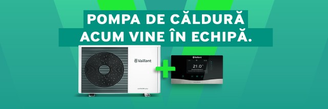 Pachet pompa de caldura si controler de sistem