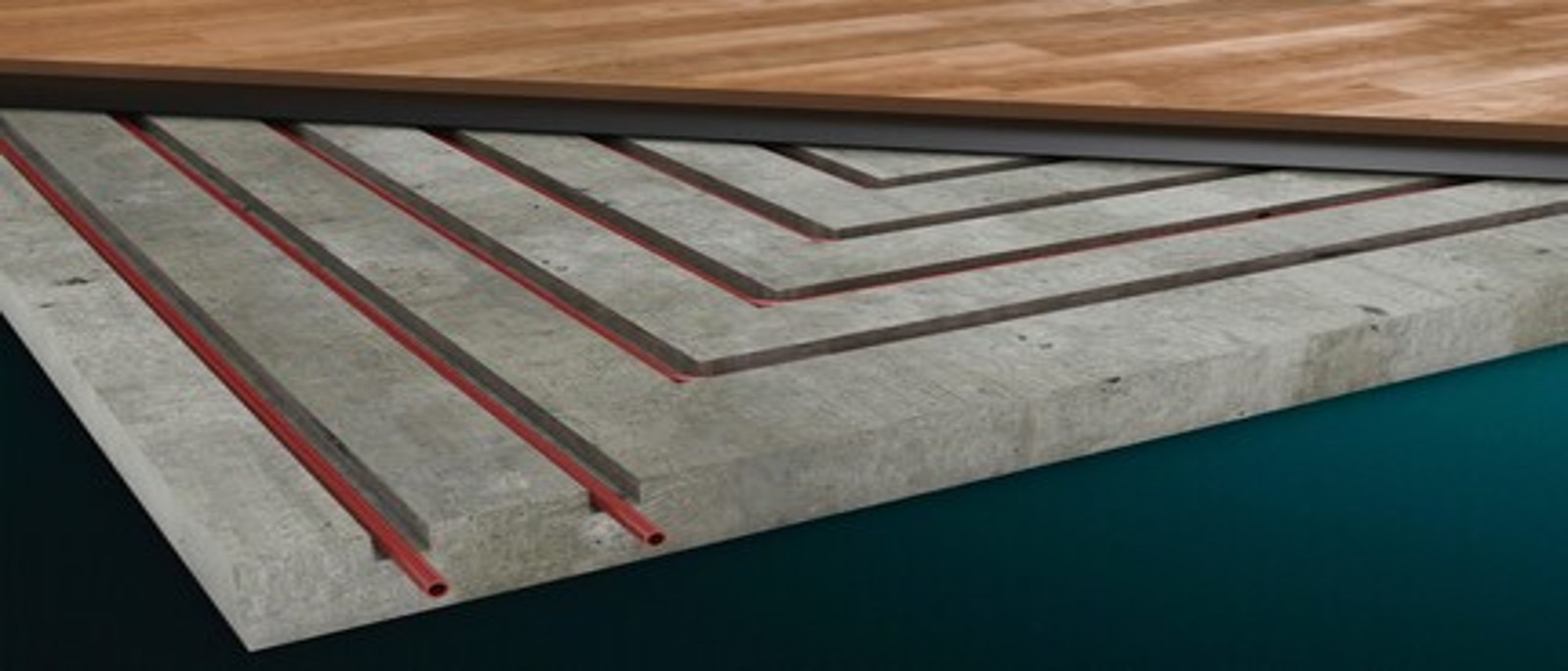 sistem incalzire pardoseala frezat in sapa de beton